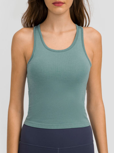 Round Neck Racerback Active Tank