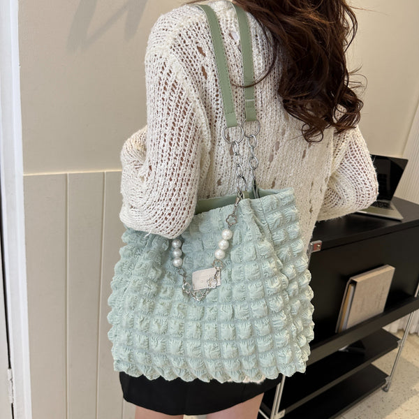 Bubble Textured Tote Bag