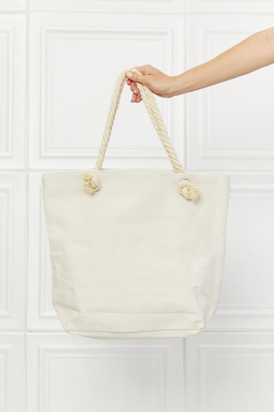 Justin Taylor Picnic Date Tassel Tote Bag