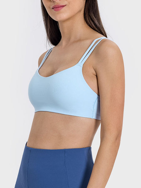 Scoop Neck Double Strap Active Cami