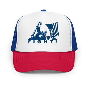 Trump Fight Foam trucker hat