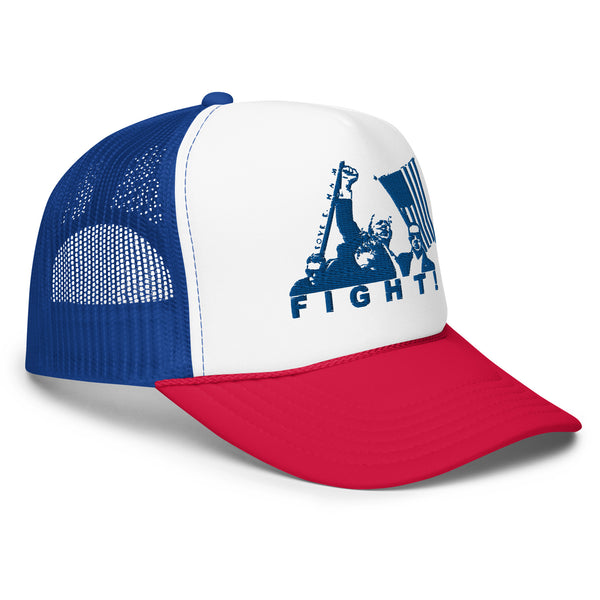 Trump Fight Foam trucker hat