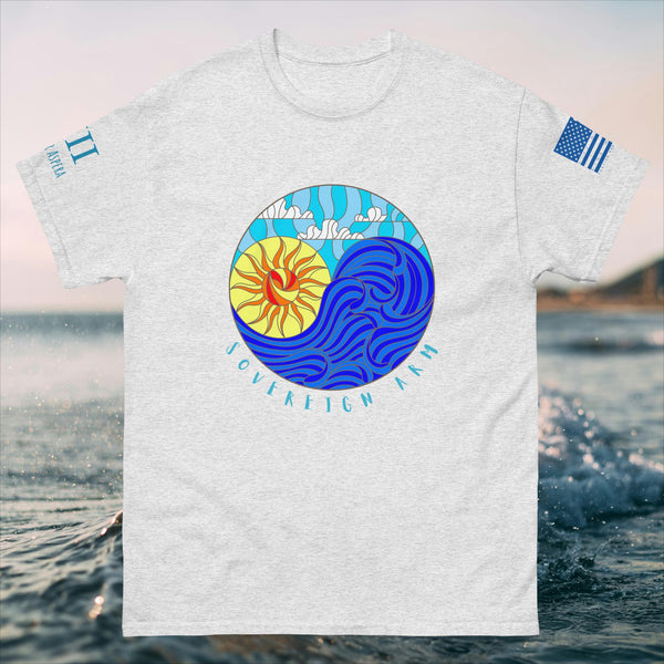 Sun and ocean Solar Men's classic tee