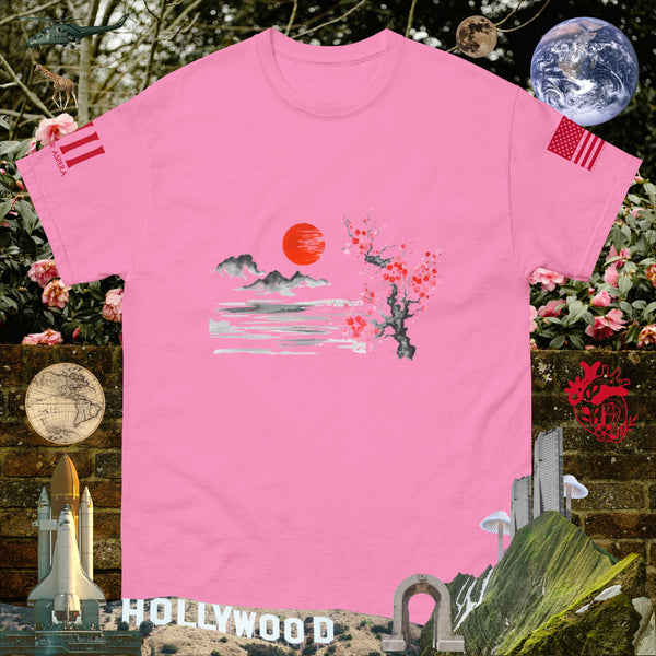 Solar Cherry Blossoms v1.2 Men's classic tee