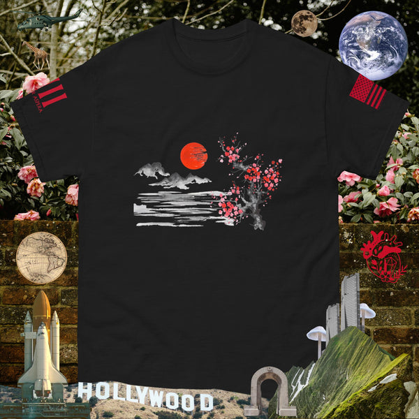 Solar Cherry Blossoms v1.2 Men's classic tee