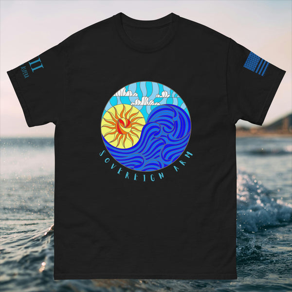 Sun and ocean Solar Men's classic tee