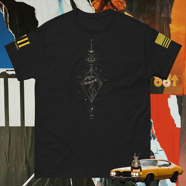 Solar Lunar Jelly Fish UFO v1.6 Men's classic tee