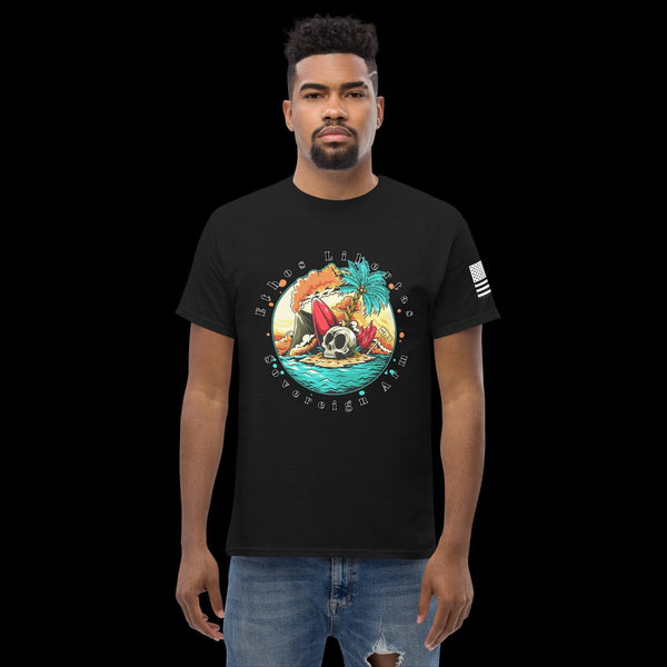 sovereignarm.com Black / S Surf Art V1.0 Ethos Libertas Men's classic tee