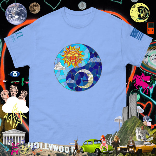 Sun and moon Solar Lunar YIn Yang Men's classic tee