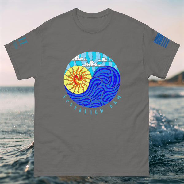 Sun and ocean Solar Men's classic tee