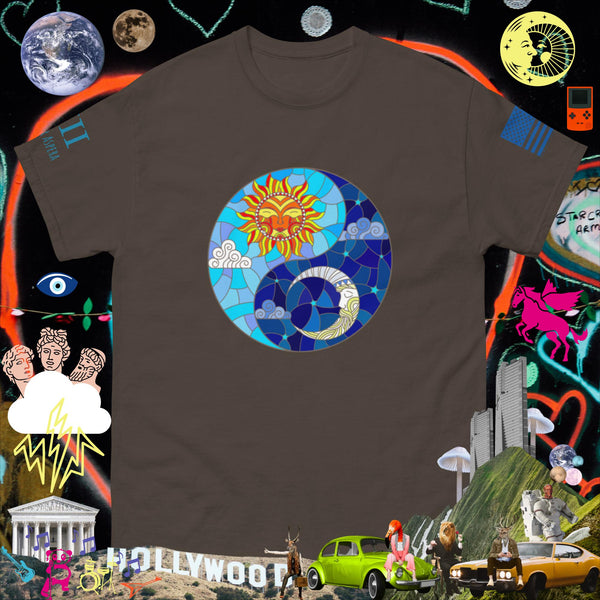 Sun and moon Solar Lunar YIn Yang Men's classic tee