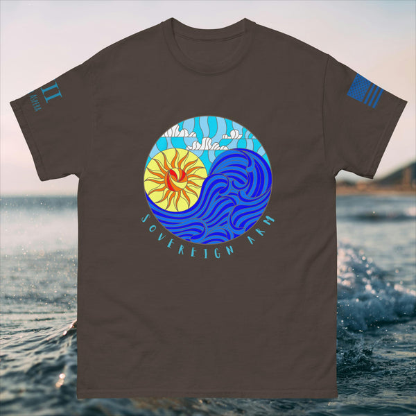 Sun and ocean Solar Men's classic tee