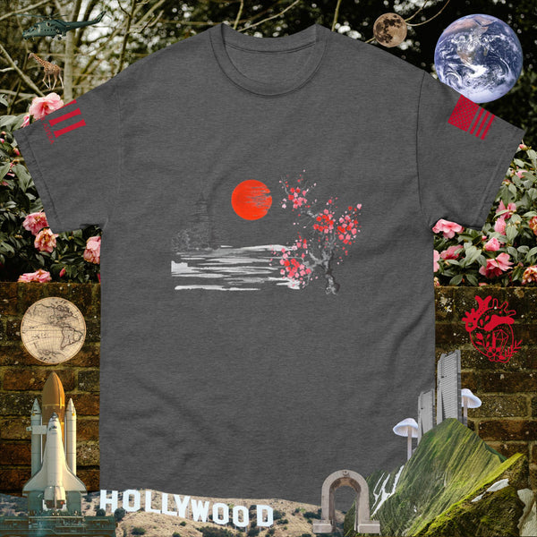 Solar Cherry Blossoms v1.4 Men's classic tee