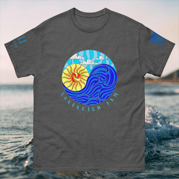 Sun and ocean Solar Men's classic tee