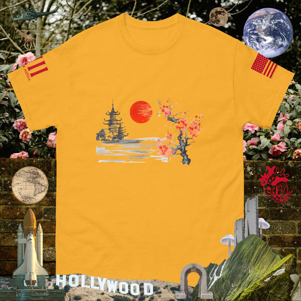 Solar Cherry Blossoms v1.4 Men's classic tee