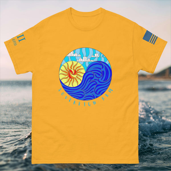 Sun and ocean Solar Men's classic tee