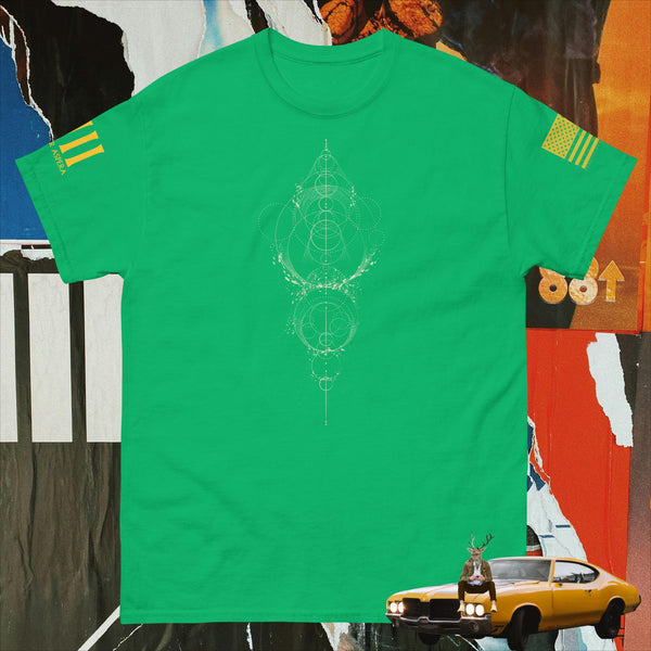 Solar Line Art Design v1.5 Men's classic tee