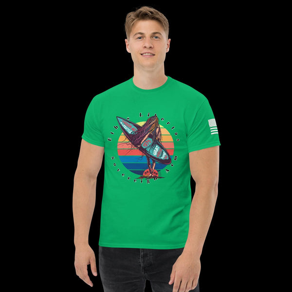 sovereignarm.com Irish Green / S Surf Art V.12 Men's classic tee