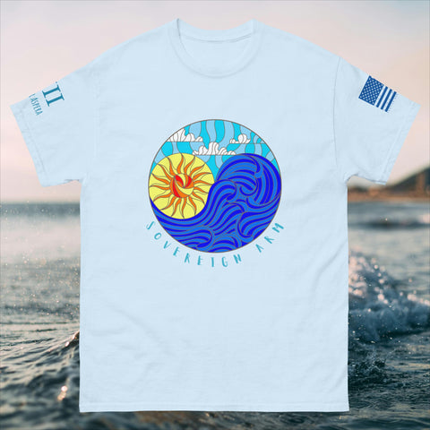 Sun and ocean Solar Men's classic tee