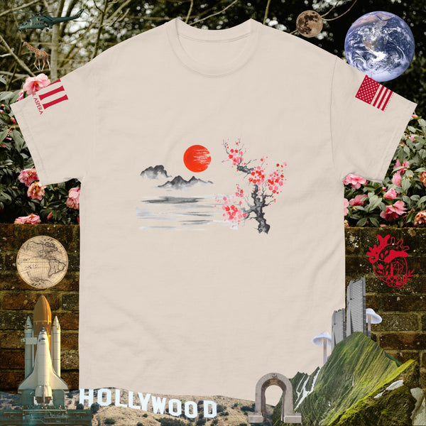 Solar Cherry Blossoms v1.2 Men's classic tee