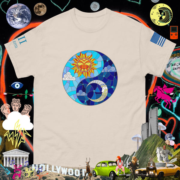 Sun and moon Solar Lunar YIn Yang Men's classic tee