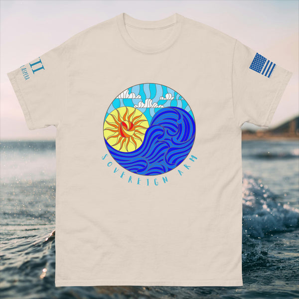 Sun and ocean Solar Men's classic tee