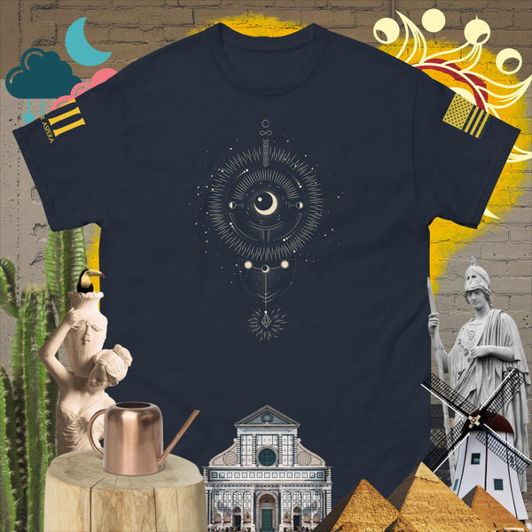 Solar Lunar Line Art v1.3 Men's classic tee