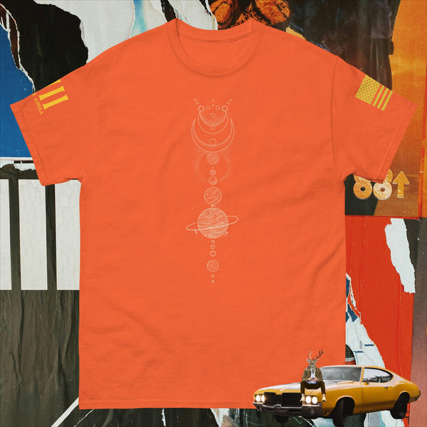 Solar System Line Art v.13 Men's classic tee