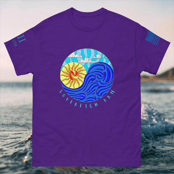 Sun and ocean Solar Men's classic tee