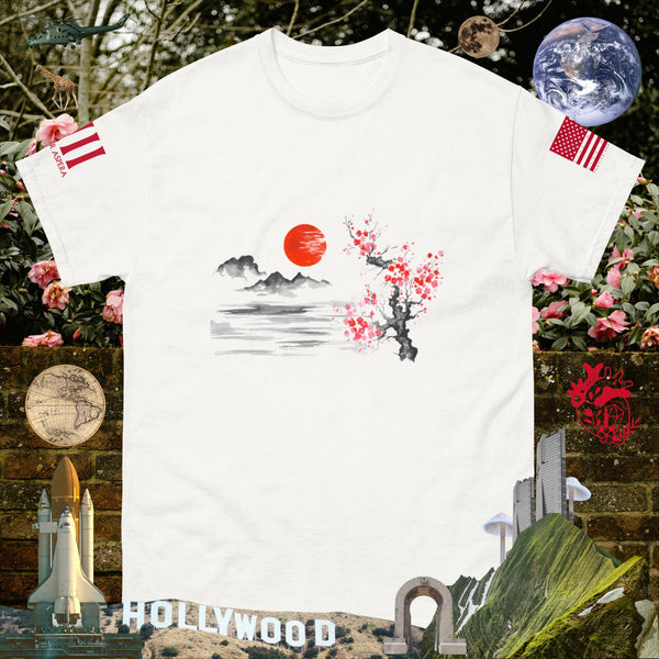 Solar Cherry Blossoms v1.2 Men's classic tee