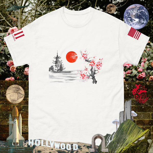 Solar Cherry Blossoms v1.4 Men's classic tee