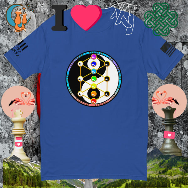 Yin Yang 13/15 key Short Sleeve T-shirt