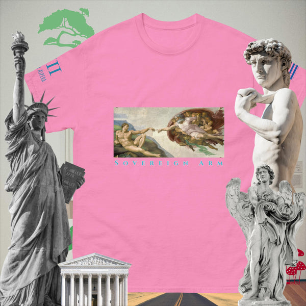 sovereignarm.com Azalea / S The Creation of Adam Solar Light  Men's classic tee