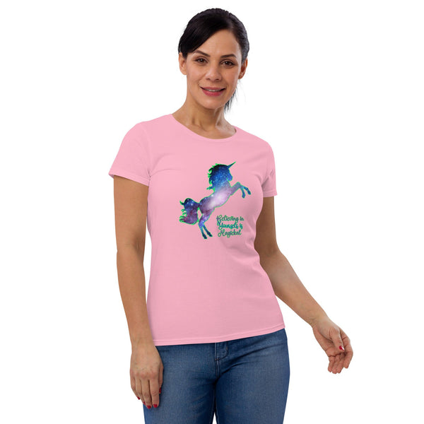 sovereignarm.com Believing in Yourself is Magical Women's short sleeve t-shirt