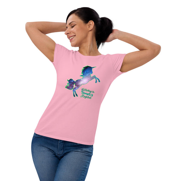 sovereignarm.com Believing in Yourself is Magical Women's short sleeve t-shirt