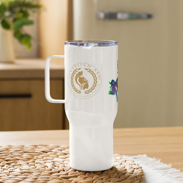 sovereignarm.com Believing in YoursElf is Magickal Travel mug with a handle