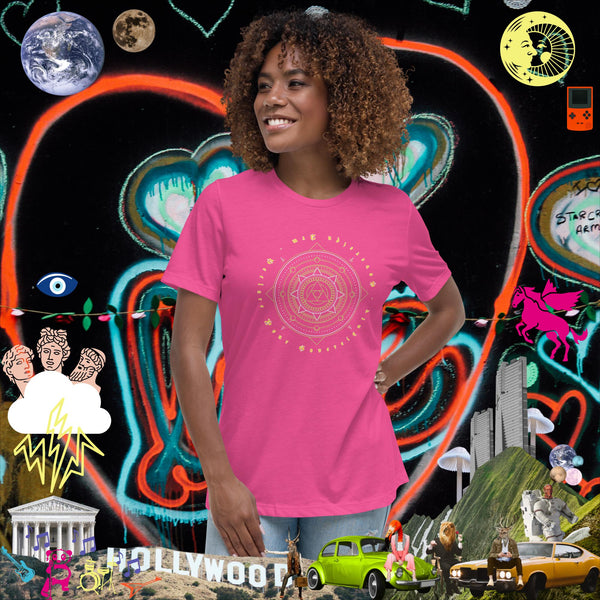 sovereignarm.com Berry / S Sacred Geo V1.0 Women's Relaxed T-Shirt