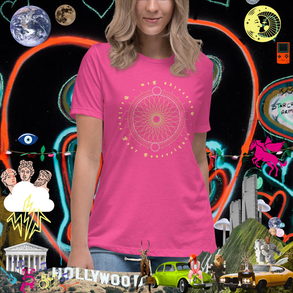 sovereignarm.com Berry / S Sacred Geo V1.1 Women's Relaxed T-Shirt