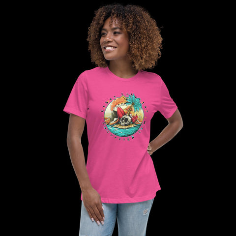 sovereignarm.com Berry / S Surf Art V1.0 Women's Relaxed T-Shirt