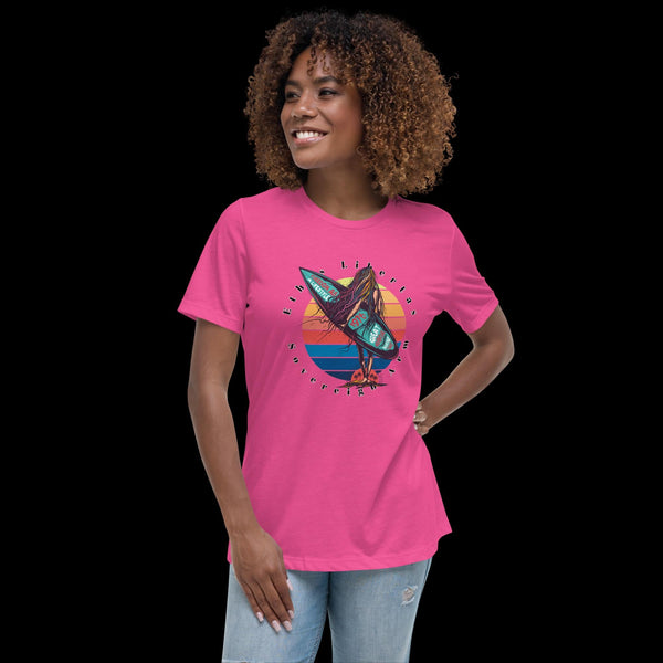 sovereignarm.com Berry / S Surf Art V1.1 Women's Relaxed T-Shirt