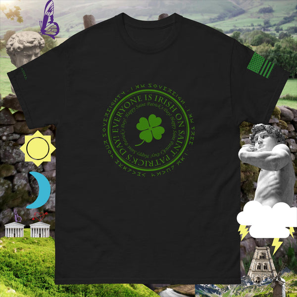 sovereignarm.com Black / S Irish luck Everyone is Irish Men's classic tee