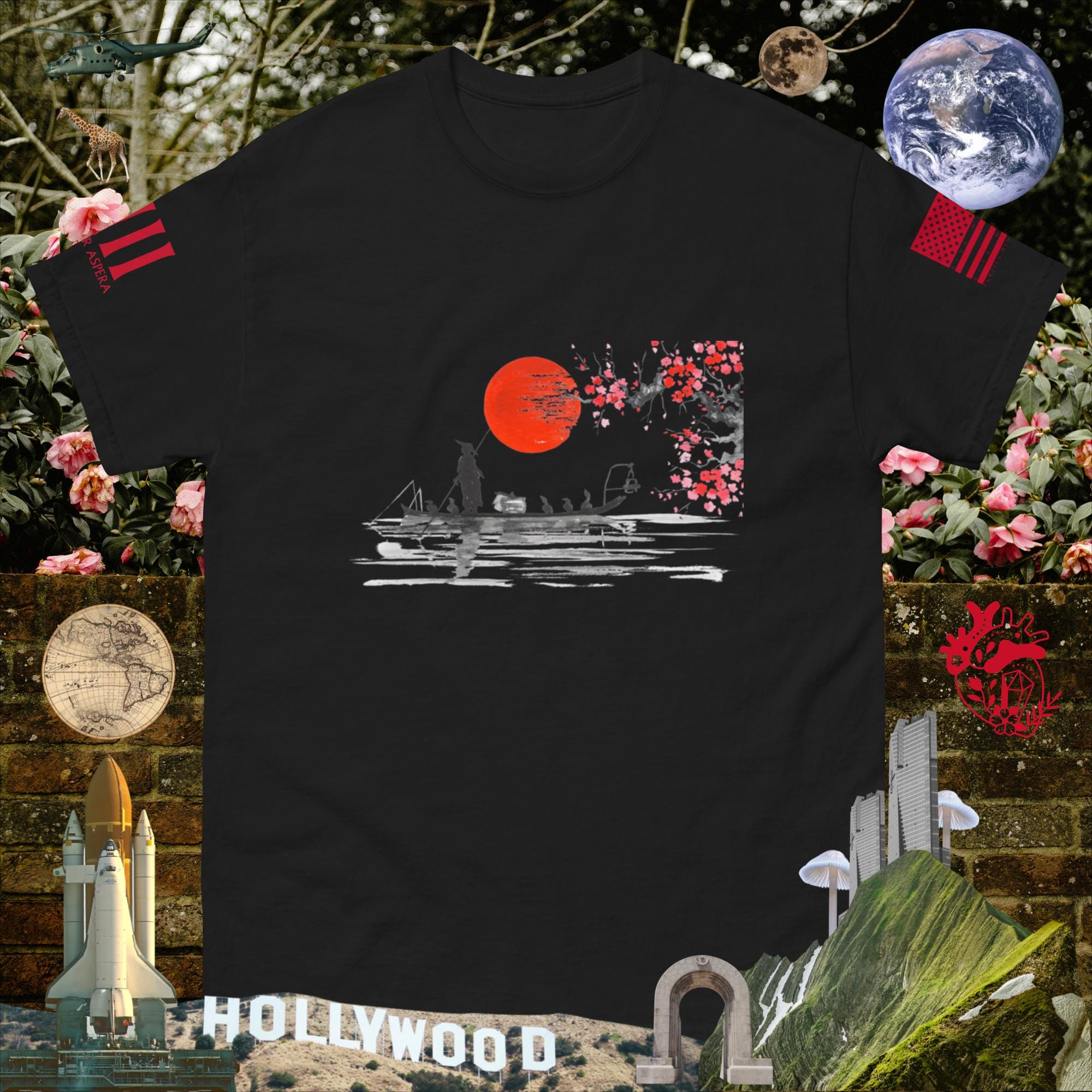 sovereignarm.com Black / S Solar Cherry Blossoms v1.3 Men's classic tee