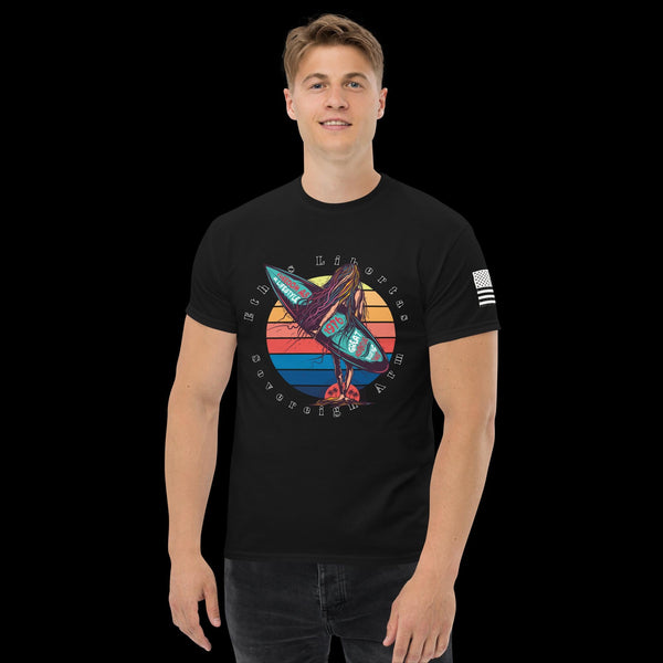 sovereignarm.com Black / S Surf Art V.12 Men's classic tee