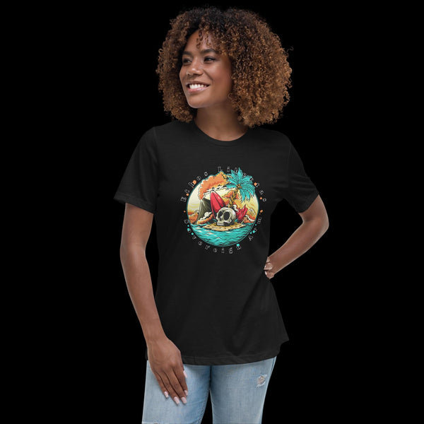 sovereignarm.com Black / S Surf Art V1.0 Women's Relaxed T-Shirt