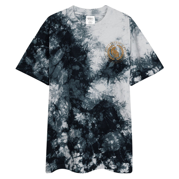 sovereignarm.com Black / White / S Sovereign arm seal Oversized tie-dye t-shirt