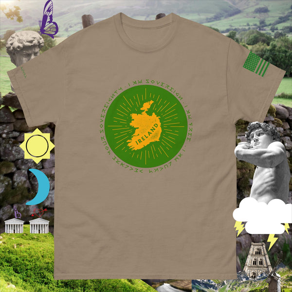 sovereignarm.com Brown Savana / S Irish Luck Ireland V1.5 Men's classic tee