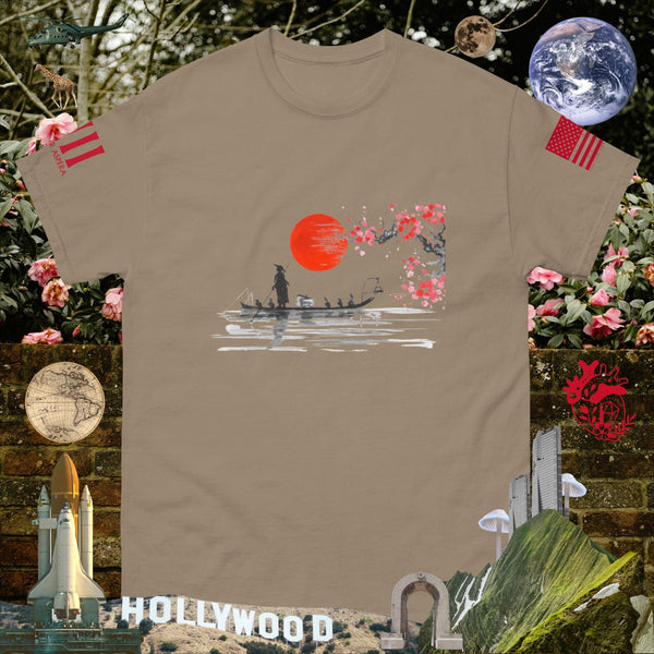 sovereignarm.com Brown Savana / S Solar Cherry Blossoms v1.3 Men's classic tee