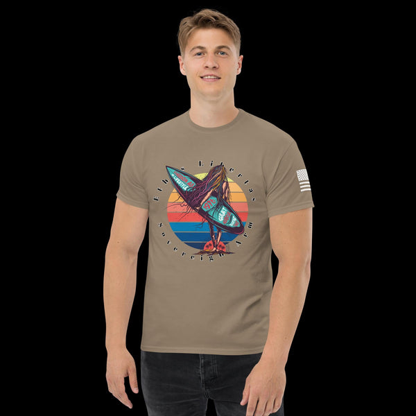 sovereignarm.com Brown Savana / S Surf Art V.12 Men's classic tee