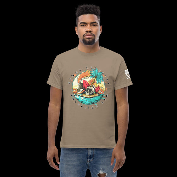 sovereignarm.com Brown Savana / S Surf Art V1.0 Ethos Libertas Men's classic tee