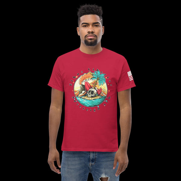 sovereignarm.com Cardinal / S Surf Art V1.0 Ethos Libertas Men's classic tee